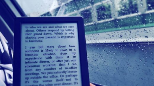 reading on Kindle by RiteshGAUR